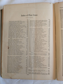The Baptist Hymn and Praise Book First Line Index