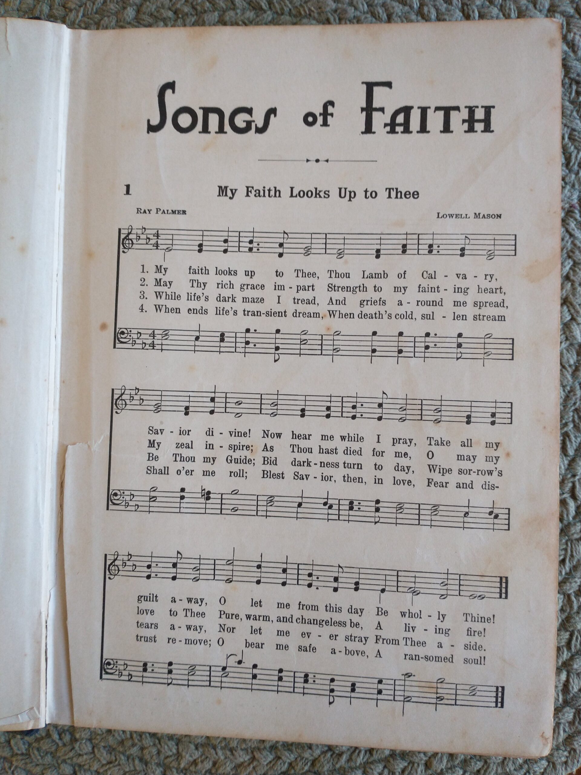 Songs Of Faith: A Baptist Hymnal Published In 1933 - Richard Dickson