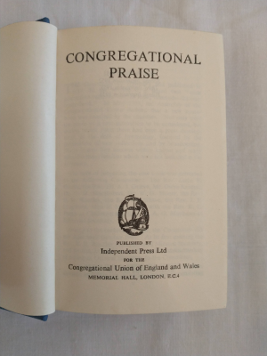 Congregational Praise Title Page