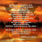 Psalm 108:1-5 NASB